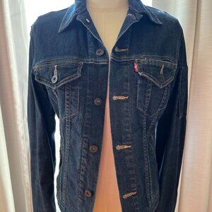 Levi's Dark Denim Trucker Jacket - Small Excellent Condition